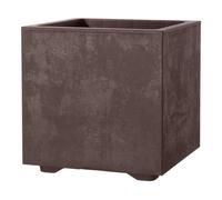 Deroma VASO CUBE MILLENIUM 25X25X25CM BROWN