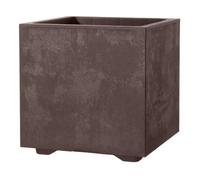 Deroma Vaso Cubo Millenium 25x25x25cm Brownst Multicolore