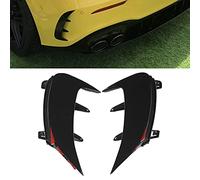 Deror Garde-Boue de Pare-Chocs arrière, 2 pièces de Remplacement de Garde-Boue de Pare-Chocs arrière de Voiture pour Mercedes-Benz Classe A W177 AMG Ligne 2018 +