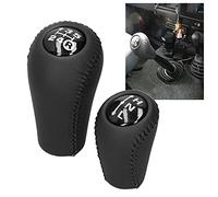 Deror Pommeau de levier de vitesse manuel à 5 vitesses adapté pour 4Runner/Hilux/Land Cruiser Prado 33504-20120-C0(B (noir))