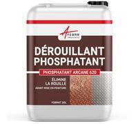 Dérouillant Phosphatant Métal Antirouille à l'Acide Phosphorique 20 L | Dégraisse et Prépare Avant Peinture, Dérouille et Phosphate, Favorise l'Accroche des Primaires - Arcane Industries