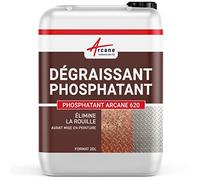 Dérouillant Phosphatant Métal - Antirouille à l'Acide Phosphorique - Dégraissant & Préparateur Avant Peinture - Acier, Galva, Zinc, Aluminium - 20 L - ARCANE INDUSTRIES