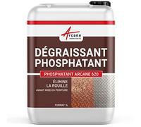 Dérouillant Phosphatant Métal - Antirouille à l'Acide Phosphorique - Dégraissant & Préparateur Avant Peinture - Acier, Galva, Zinc, Aluminium - 1 L - ARCANE INDUSTRIES