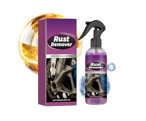 Dérouillant Pour Voiture - 100 ml Spray Convertisseur Taches Rouille,Convertisseur De Poudre De Fer Pour Véhicules | Pour Meubles Métalliques Voiture Salle De Bain Châssis Marine Industrie Machines Ré