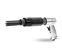 Dérouilleur décapeur pneumatique, Air Dérouilleur à Aiguilles 19 Aiguilles 3000 TR/Min Pistolet à Aiguilles 1/4" 10 CFM 35 cm