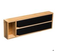 Paris Prix Dérouleur 2 compartiments Winder 39 cm Bambou noir
