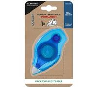 Dérouleur adhésif double face permanent Ceanothe 12 m Bleu Bleu E