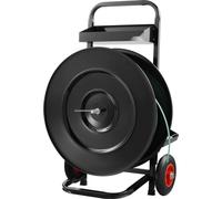 Dérouleur Chariot de déroulement pour feuillard de cerclage PET/PP - 406/203mm - Chariot de cerclage pour un emballage efficace - Construction robuste - Usage commercial