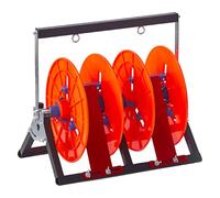 dérouleur de câble Support De Bobine De Fil pour Câbles, en Acier Au Carbone - Support De Bobine De Câble pour Fils/Paracord/Fil De Démarrage - Distributeur De Câble Robuste(2 reels)