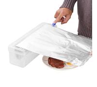 Dérouleur De Film Alimentaire, Dérouleur Film Étirable, Distributeur Réutilisable Avec Coupe-glissière, Pour La Maison Et La Cuisine, Coupe Plus Facile Et Plus Rapide