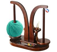 Dérouleur de Laine, Bobinoir à Laine en Bois, Yarn Winder Support Magnétique Rotatif, Porte-Bobines de laine, Support pour Accessoires de Crochet et de Tricot, Cadeau pour Les Amateurs de Tricot