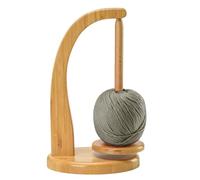 Dérouleur de Laine Porte Fil en Bois pour Tricot Yarn Winder couleur laque Yarn Winder Support Magnétique Rotatif Porte-Bobines de laine Support pour Accessoires de Crochet et de Tricot