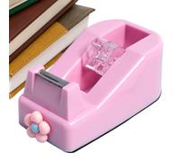 Dérouleur de table avec ruban adhésif - Design peu encombrant et dérouleur de film adhésif stable - Pour l'expédition, le transport, l'école, la maison, le scrapbooking, les étudiants, les enseignants