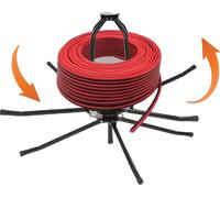 Dérouleur de tuyaux de chauffage sous plancher, capacité de charge de 200 kg, monté au sol, construction en acier durable