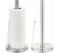 Dérouleur d'essuie-tout - Pearl - Lot de 2 - Acier inoxydable - Design moderne - Antidérapant