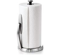 OXO Good Grips Dérouleur d'essuie-Tout SimplyTear, Support à essuie-Tout en INOX, Gris