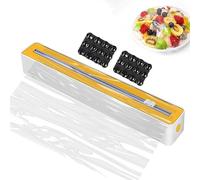 Derouleur Film Alimentaire avec Coupeur, Distributeur Papier Aluminium Dérouleur De Film, Coupe Papier Alimentaire pour Film Étirable, Papier D'aluminium pour Organiser La Cuisine