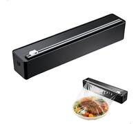 Derouleur Film Alimentaire, Distributeur Film Alimentaire à Ventouse, distributeur papier aluminium et film pour Cuisine Domestique, Restaurant, sans Percer, Coupe Lisse, 36x6x7cm