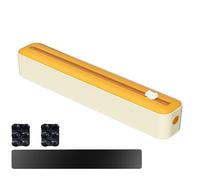 Derouleur Film Alimentaire Magnétique, Distributeur Papier Aluminium avec Coupeur De Films, Distributeur De Bouclage Rechargeable, 2 en 1 Magnetic Clingfilm avec Film Cling, Rangement Pratique