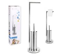 Dérouleur papier toilette avec pot à balai Confortime