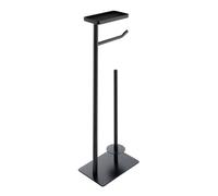 Douceur d'Intérieur Dérouleur papier WC Filano 63 cm avec porte‑téléphone Noir