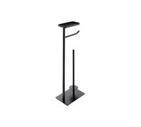 Douceur d'Intérieur Dérouleur papier WC Filano 63 cm avec porte‑téléphone Noir