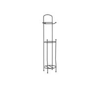 Douceur d'Intérieur – Dérouleur papier WC avec réserve Filano H 65 x Ø 15 cm Noir
