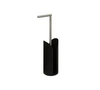 5five Dérouleur et réserve de papier toilette Kohl – Tige flexible métal – Noir