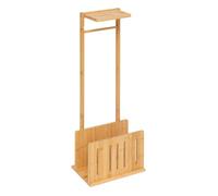 Dérouleur pour papier WC avec réserve en bambou