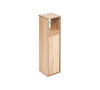 5 five simply smart 5Five - Dérouleur Papier ABANA Beige en Panneau de Fibres de Bois - 5 Rouleaux - 18x20x78cm - Accessoire WC, Utilisation pour Toilette et Salle de Bain