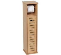 Tendance - Meuble Reserve et derouleur Papier WC Bambou et MDF - Trinidad