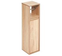 5 five simply smart 5Five - Dérouleur Papier ABANA Beige en Panneau de Fibres de Bois - 5 Rouleaux - 18x20x78cm - Accessoire WC, Utilisation pour Toilette et Salle de Bain