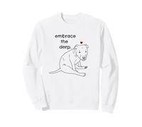 Derpy Dog, Funny Pitbull, Embrace The Derp, Pittie Mom Humour Sweatshirt