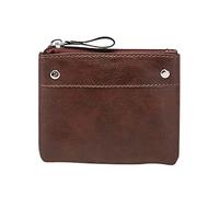 Derrick Portefeuille léger en polyuréthane pour homme et femme Plusieurs compartiments pour cartes, café, Taille unique