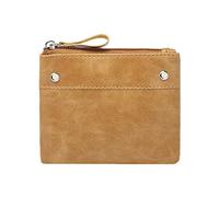 Derrick Portefeuille léger en polyuréthane pour homme et femme Plusieurs compartiments pour cartes, marron, Taille unique