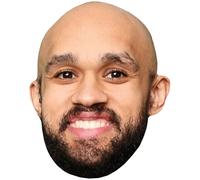 Derrick White (Beard) Big Head. Masque plus grand que nature.