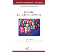Derrida et la psychanalyse Textes recueillis par l'Association des psychologues cliniciens de Lille 3 - Rosa Caron - L'harmattan - broché - Revue