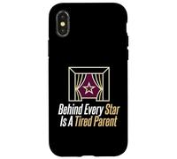Derrière Chaque étoile est Une mère de théâtre fatiguée Coque pour iPhone X/XS