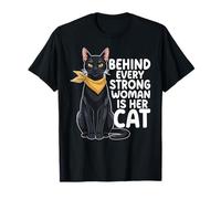 Derrière Chaque Femme Forte se Trouve Ses Femmes T-Shirt