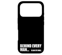 Derrière Chaque Grand Homme se Trouve Un Mariage drôle d'humour Coque pour iPhone 17 Pro