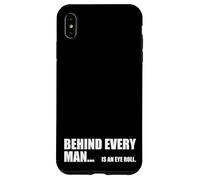 Derrière Chaque Grand Homme se Trouve Un Mariage drôle d'humour Coque pour iPhone XS Max