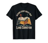 Derrière Chaque Grande Carte se Trouve Un arpenteur-géomètre T-Shirt