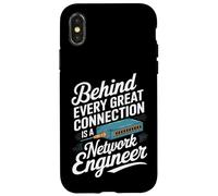 Derrière Chaque Grande Connexion se Trouve Un ingénieur réseau Coque pour iPhone X/XS