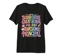 Derrière Chaque Grande école se Trouve Un génial Principal T-Shirt Haut de Gamme