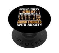 Derrière Chaque Grande Performance se Trouve Un ingénieur du Son PopSockets PopGrip Adhésif