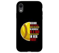 Derrière chaque joueur se trouve papa qui croyait en sa balle molle Coque pour iPhone XR