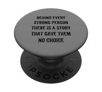 derrière Chaque Personne Forte, il y a Une Histoire, Vintage Style PopSockets PopGrip Adhésif