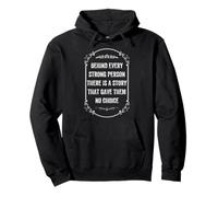 derrière chaque personne forte, il y a une histoire, Vintage Style Sweat à Capuche
