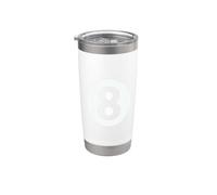 Derrière la balle 8 et l'aimer Gobelet isotherme en acier inoxydable double paroi