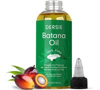 Dersie Dr Sebi Huile de Batana pour la pousse des cheveux - Huile brute 100 % pure et naturelle du Honduras - Pour des cheveux plus épais et plus forts - 100 ml